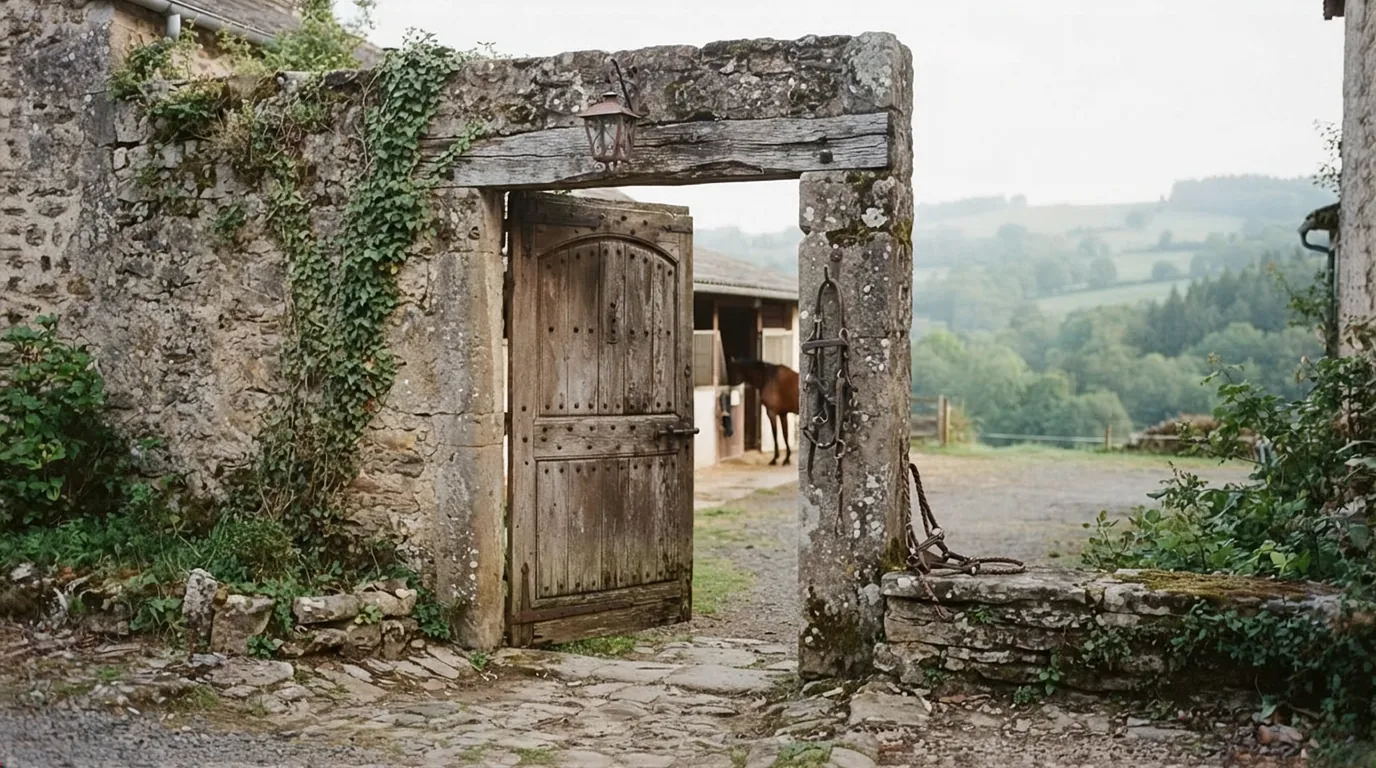 Entrée du Écurie Florian Paoli, centre équestre à Ginestet