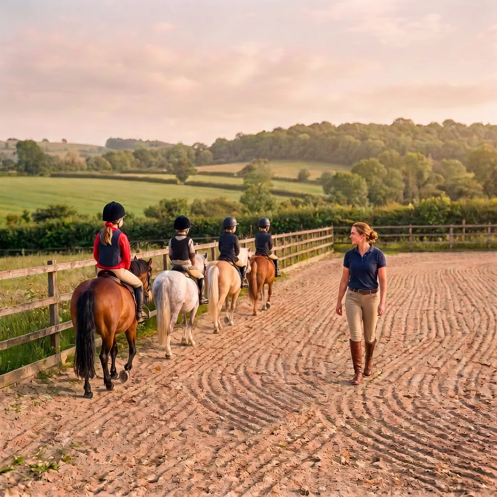 Cours de poney à Ginestet, Dordogne